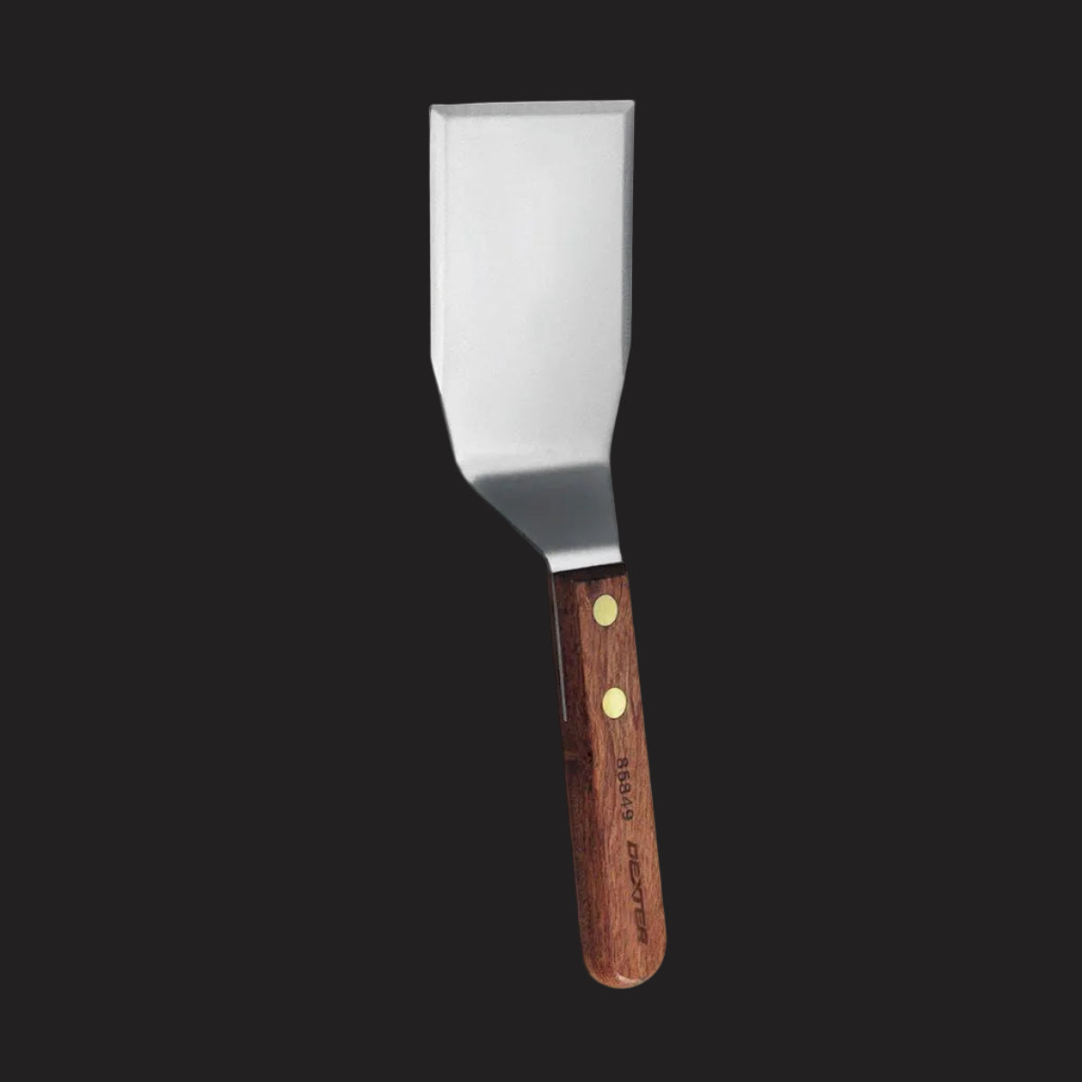 Dexter-Russell Traditional 4" x 3" Hamburger Turner with Wood Handle