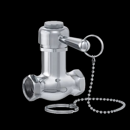 Jones Stephens Self-Closing Shower Valve with 7" Pull Chain