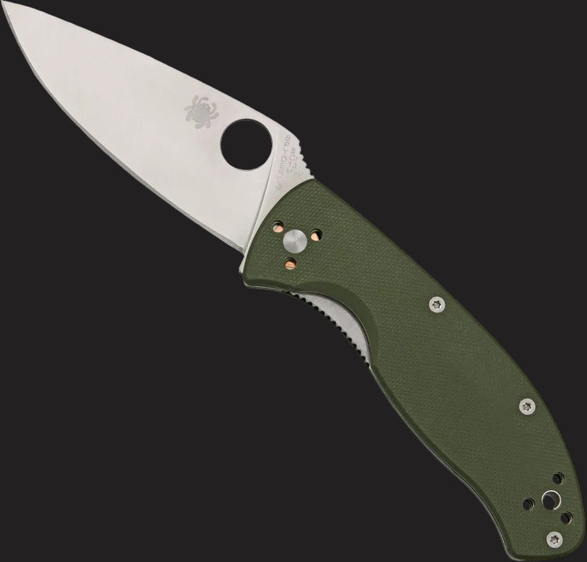 Spyderco Tenacious Folding Knife — Green G-10 / 8Cr13MoV