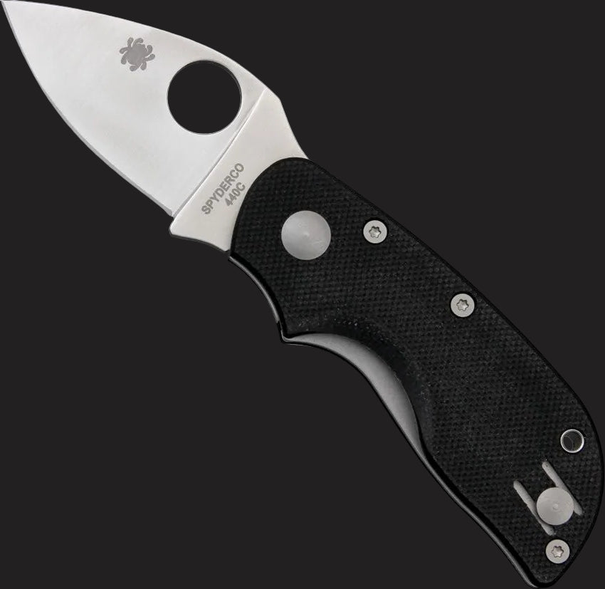 Spyderco Chicago Folding Knife — Black G-10 / CTS-BD1N