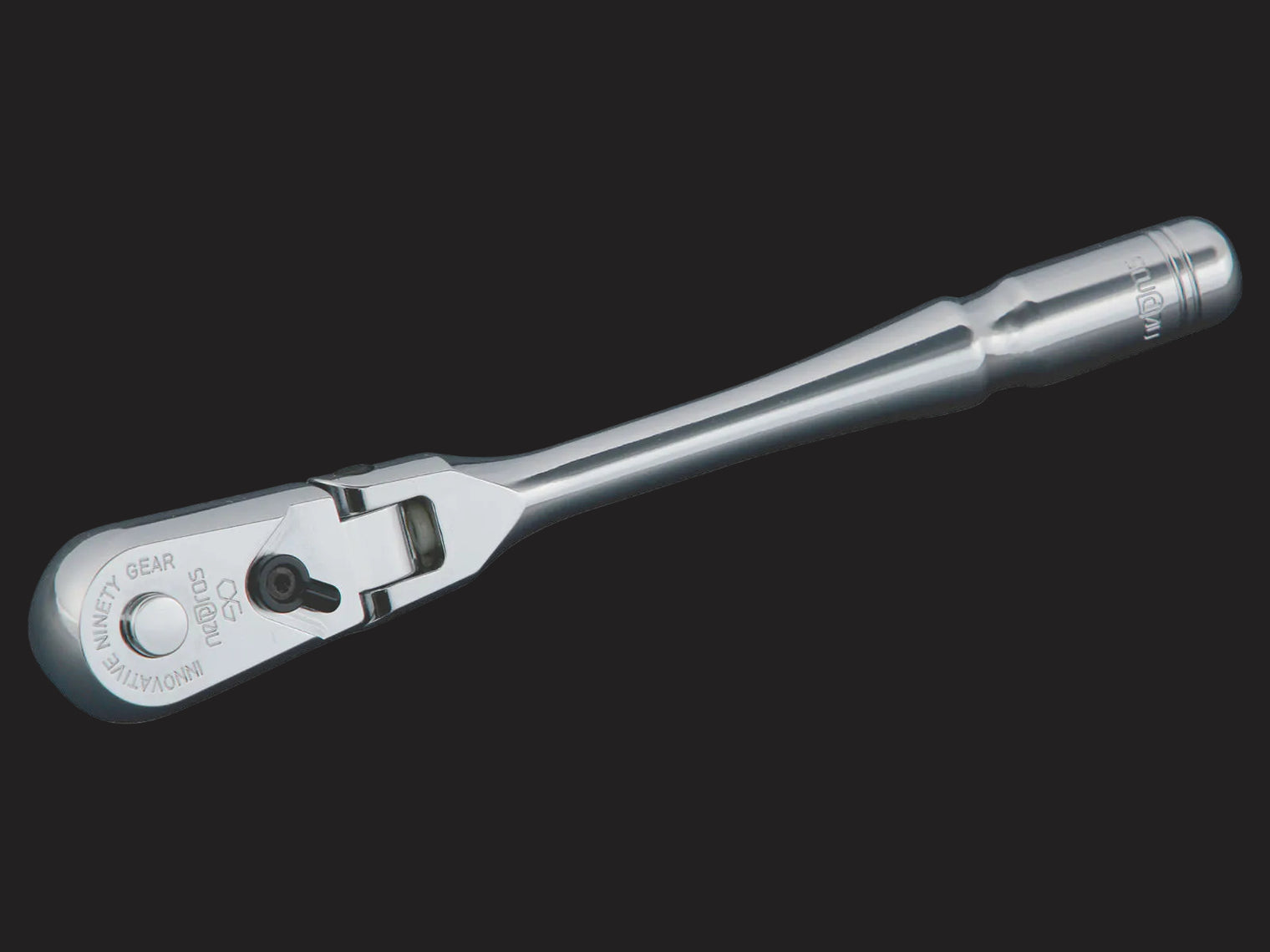 nepros 1/4"sq. Flex-Head Ratchet Handle (90-Tooth) NBR290F