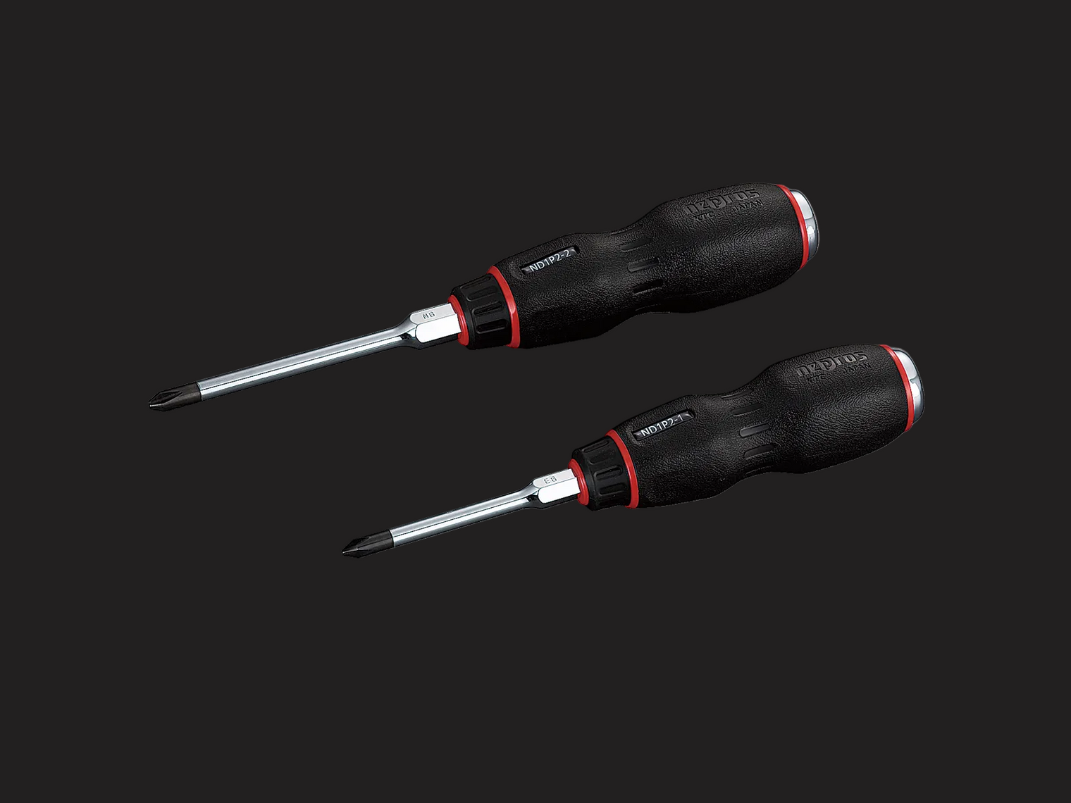 nepros Phillips Screwdrivers (Plastic Grip) ND1P2-3