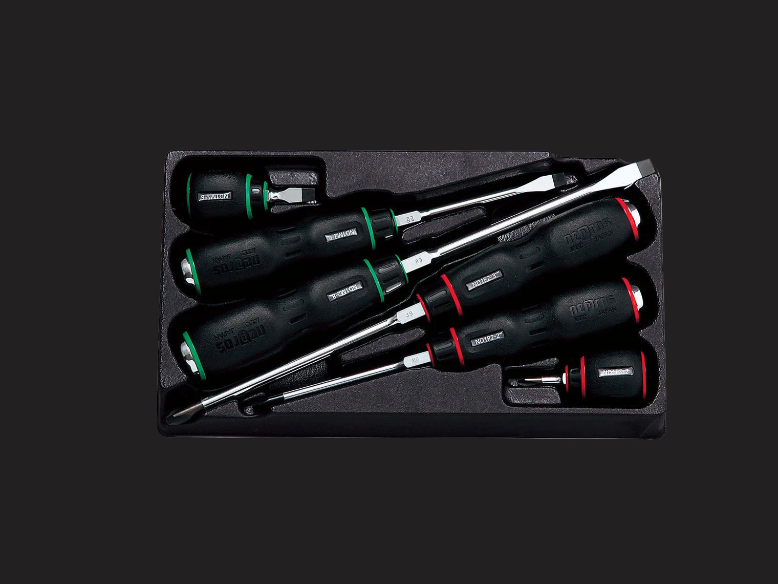 nepros Plastic Grip Screwdriver Set NTD106