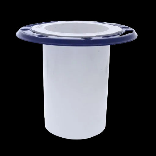 Jones Stephens 3" x 4" PVC Closet Flange with Adjustable Metal Ring