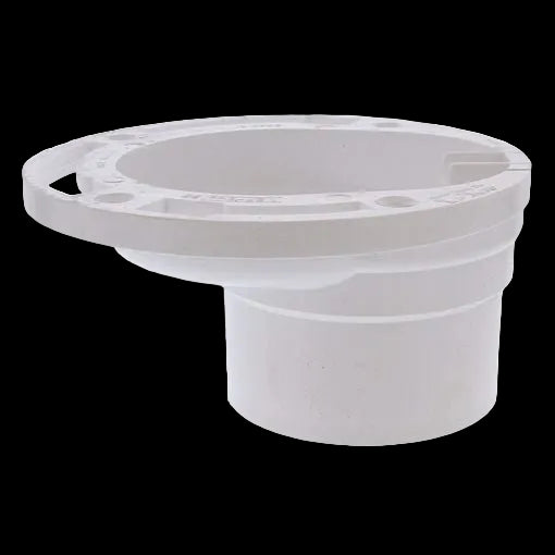 Jones Stephens 3" x 4" PVC Four-Way Offset Closet Flange