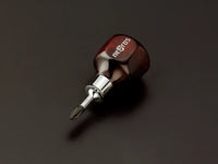 nepros Stubby Wooden Grip Screwdriver ND3PS-2