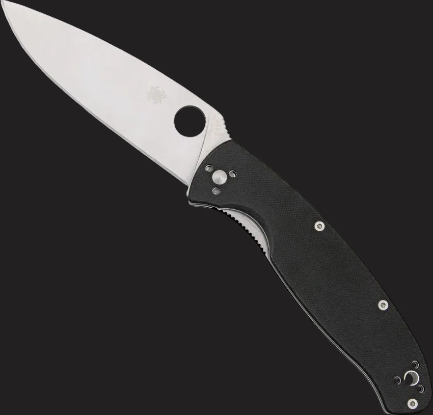 Spyderco Resilience Folding Knife — Black G-10 / 8Cr13MoV