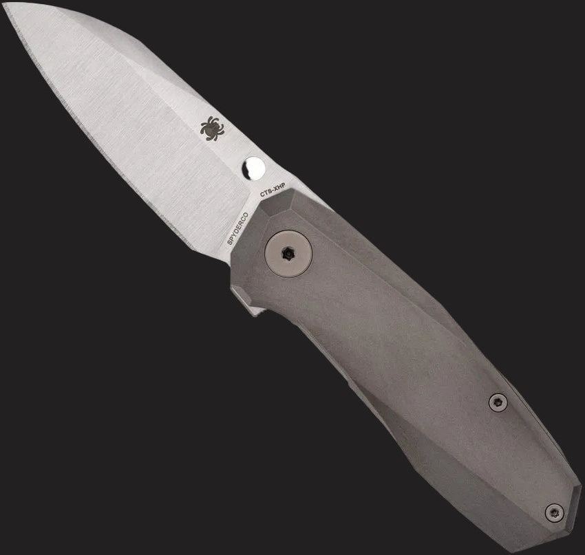 Spyderco Techno 3 Folding Knife — Titanium / CTS-XHP