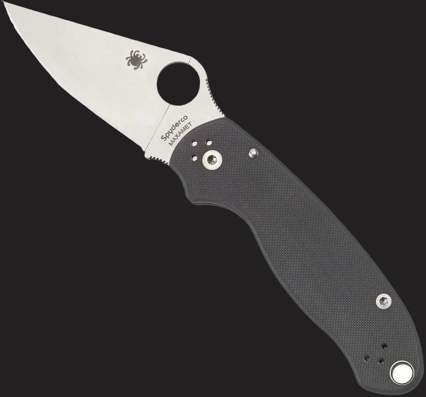 Spyderco Para 3 Folding Knife — Dark Gray G-10 / Maxamet