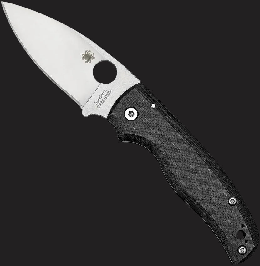 Spyderco Shaman Folding Knife — Black G-10 / CPM S30V