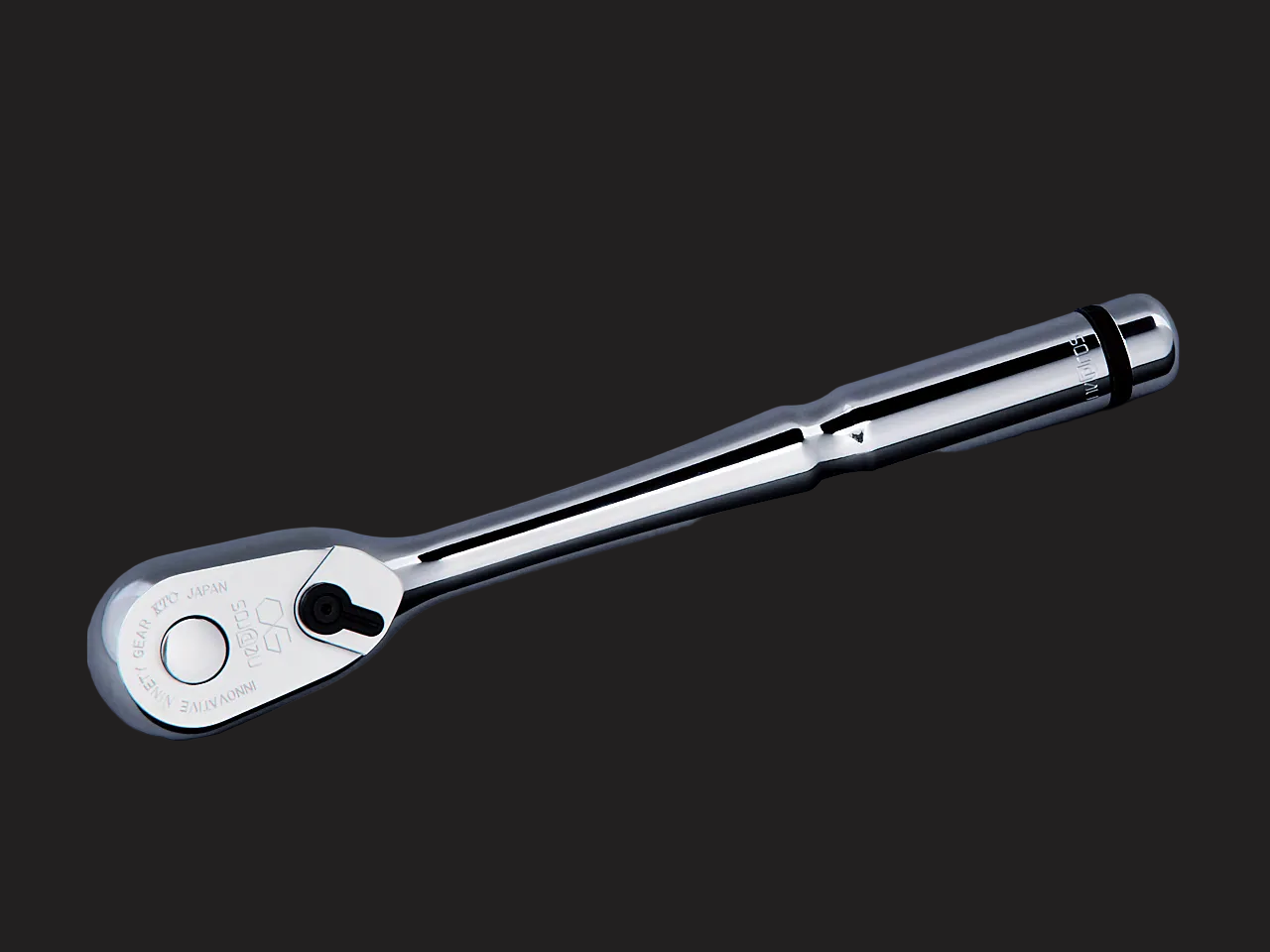 nepros 1/2"sq. Ratchet Handle (90-Tooth) NBR490