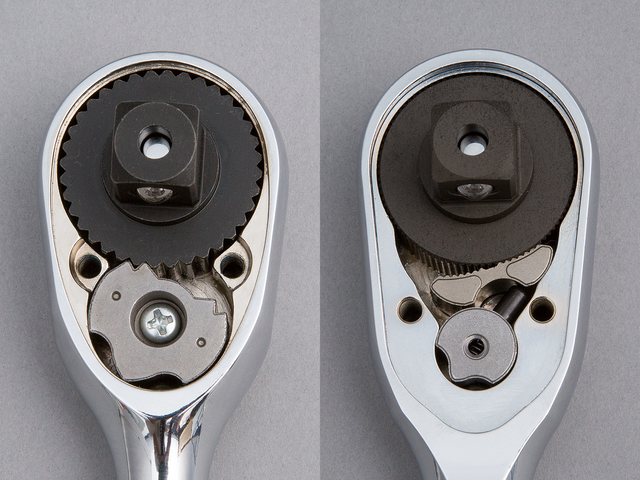 nepros 1/2"sq. Long Ratchet Handle (90-Tooth) NBR490L