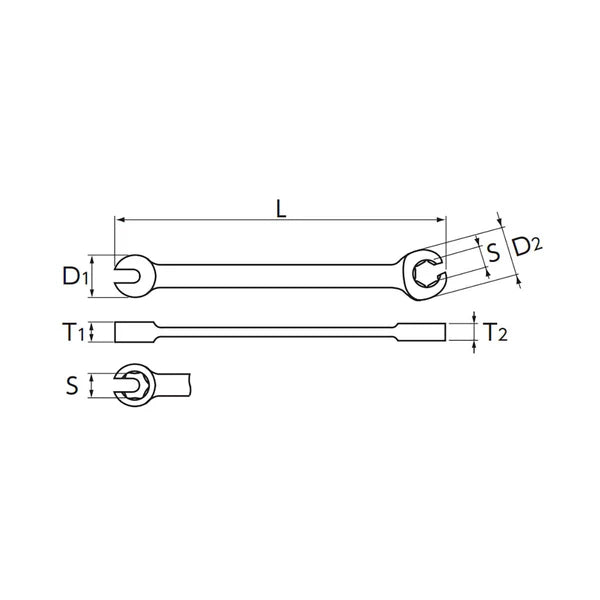 nepros Brake Pipe Wrench NMSZ-10